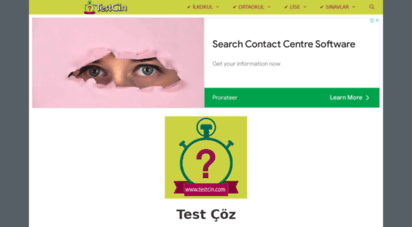 testcin.com - test çöz - en kapsamlı online test çözme sitesi - test çöz