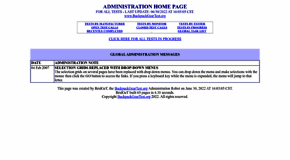 teststatus.backpackgeartest.org