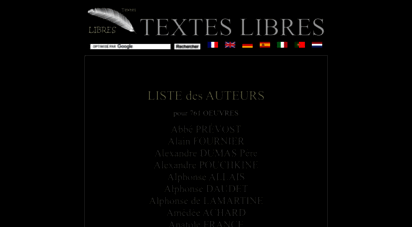 similar web sites like textes.libres.free.fr