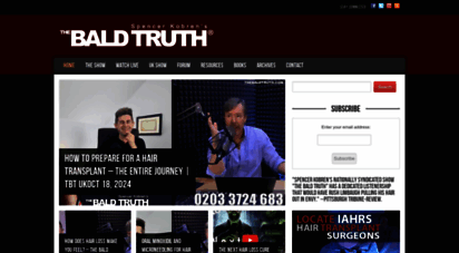 thebaldtruth.com - hair loss radio show: the bald truth