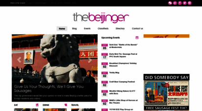 thebeijinger.com - the beijinger  home  beijing classifieds, forum, directory, blog, and more