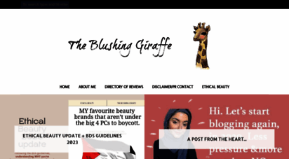 theblushinggiraffe.com