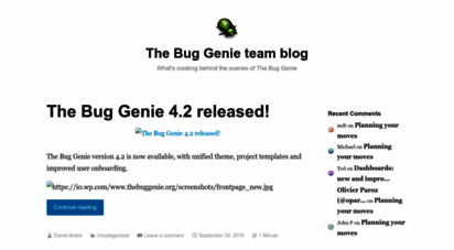 thebuggenie.wordpress.com