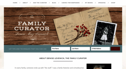 thefamilycurator.com - the family curator - preserving and sharing our family treasures