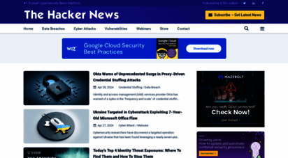 thehackernews.com - the hacker news - cybersecurity news and anlysis