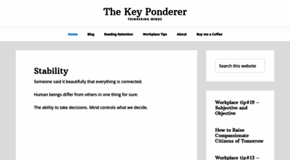 thekeyponderer.com