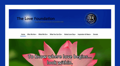 thelovefoundation.com - the love foundation - inspiring unconditional love.