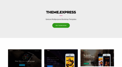 similar web sites like theme.express