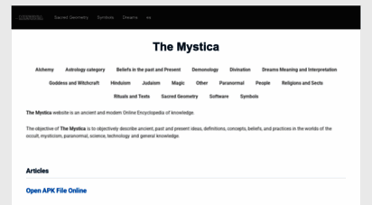 themystica.com - the mystica.org