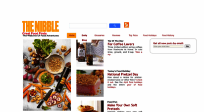 thenibble.com - gourmet food magazine website: the nibble gourmet food gifts, specialty food, mail order, online gift webzine