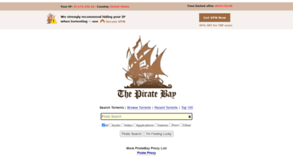 thepiratebeach.net - the pirate bay: working pirate bay proxy 2019