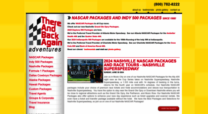 thereandbackagain.com - nascar race packages, daytona 500 packages, las vegas nascar packages, bristol, talladega, charlotte, phoenix race packages  there and back again adventures