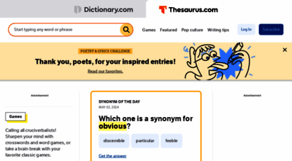 thesaurus.com - thesaurus.com  synonyms and antonyms of words at thesaurus.com