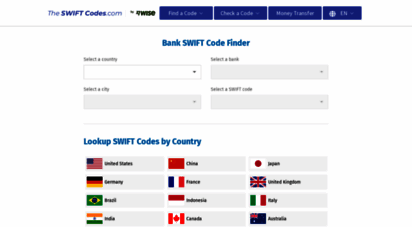 theswiftcodes.com - swift codes & bic codes for all the banks in the world