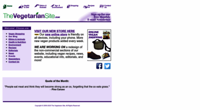thevegetariansite.com