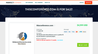 thisconference.com - thisconference.com may be for sale - perfectdomain.com