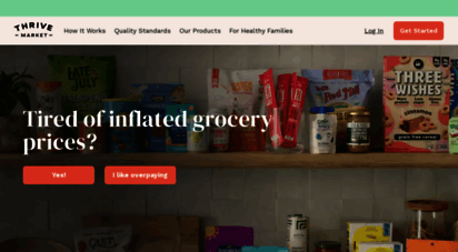 thrivemarket.com - thrive market - healthy living made easy