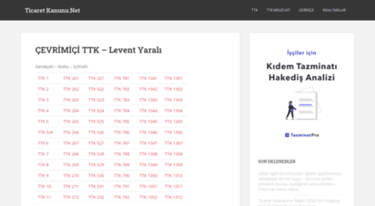 ticaretkanunu.net - çevrimiçi türk ticaret kanunu  levent yarali