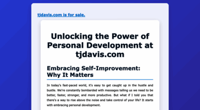 tjdavis.com