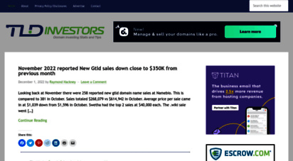 tldinvestors.com - tld investors - domain investing stats and tips