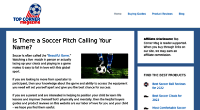 topcornermag.com - top corner magazine: soccer news, gear & product reviews