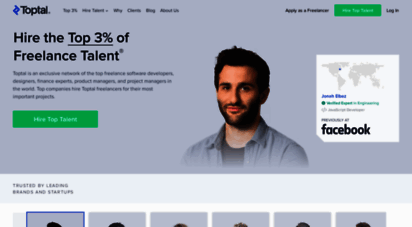 toptal.com - toptal - hire freelance talent from the top 3