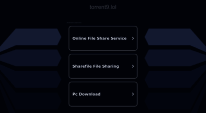 torrent9.biz - torrent9.lol - informationen zum thema torrent9.