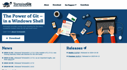 tortoisegit.org - tortoisegit - windows shell interface to git