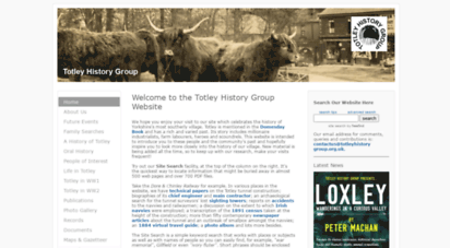 totleyhistorygroup.org.uk - totley history group - home