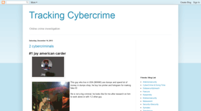 trackingcybercrime.blogspot.com - tracking cybercrime