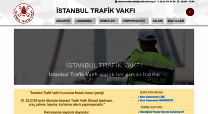 trafikvakfi.org.tr - istanbul trafik vakfı  www.trafikvakfi.org.tr  0212 275 24 00