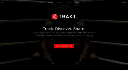 similar web sites like trakt.tv