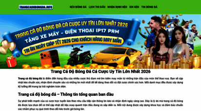 trangcadobongda.info