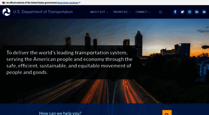 transportation.gov -  us department of transportation