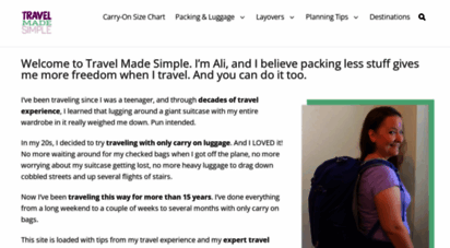 travel-made-simple.com - travel made simple - travel doesn´t have to be complicated