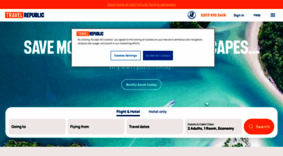 travelrepublic.co.uk - book hotels on the move with travel republic