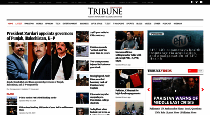 similar web sites like tribune.com.pk