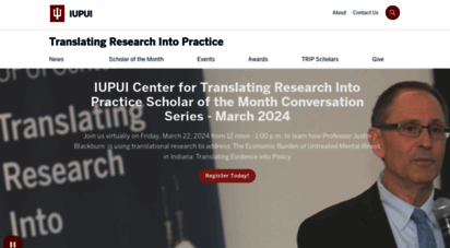trip.iupui.edu - iupui translating research into practice: home