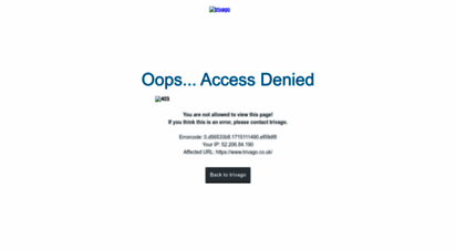 trivago.co.uk - access denied
