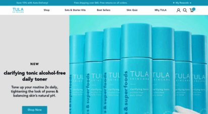 tula.com - probiotic skin care products - tula skincare