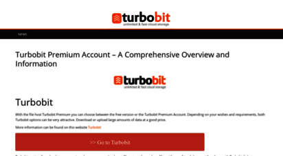turbobitpremium.info - turbobit premium account - a comprehensive overview and information