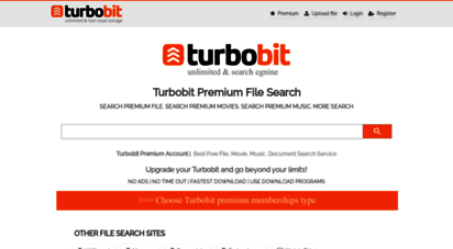 turbobitsearch.net - turbobit.net  login or registration  file search engine