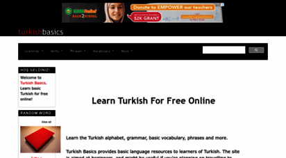 turkishbasics.com - turkish basics - learn basic turkish for free online!