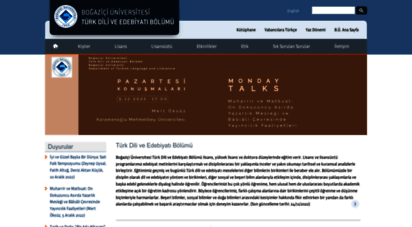 turkishliterature.boun.edu.tr - türk dili ve edebiyatı bölümü sitesine hoşgeldiniz  türk dili ve edebiyatı bölümü