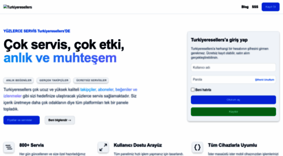 turkiyeresellers.com - turkiyeresellers  1 sosyal medya bayilik paneli