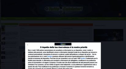 tuttocalciatori.net - tuttocalciatori.net - archivio schede calciatore, squadre, allenatori e classifiche del calcio italiano. ✅