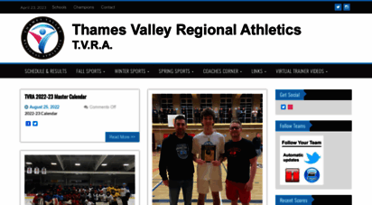 tvraa.com - thames valley regional athletics tvra - high school sports