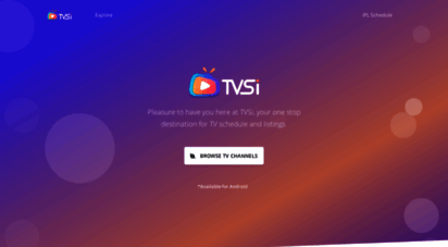 tvscheduleindia.com - channels list : daily schedule for indian tv channels