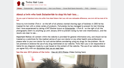 twinshairloss.com