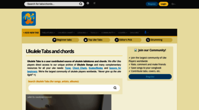 ukulele-tabs.com - ukulele tabs and chords